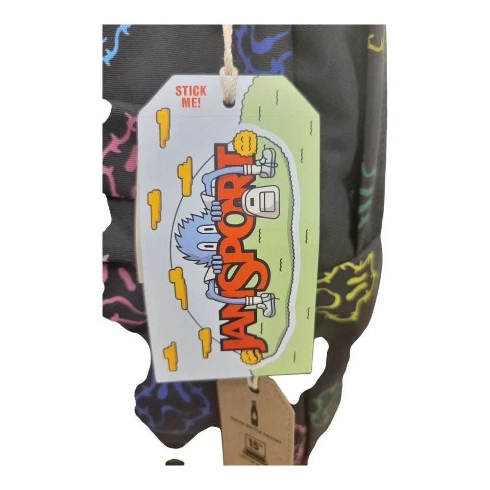 JanSport‎ SuperBreak Plus Barbed Wire Buddy Backpack School Book Bag
